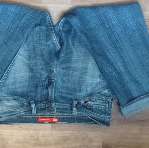 Ecko Red Women's Cropped Blue Jeans Size 7